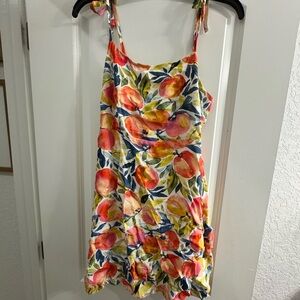 Floral Mini Dress - Multicolor